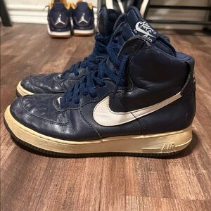 Air Force 1 Highs Navy/White